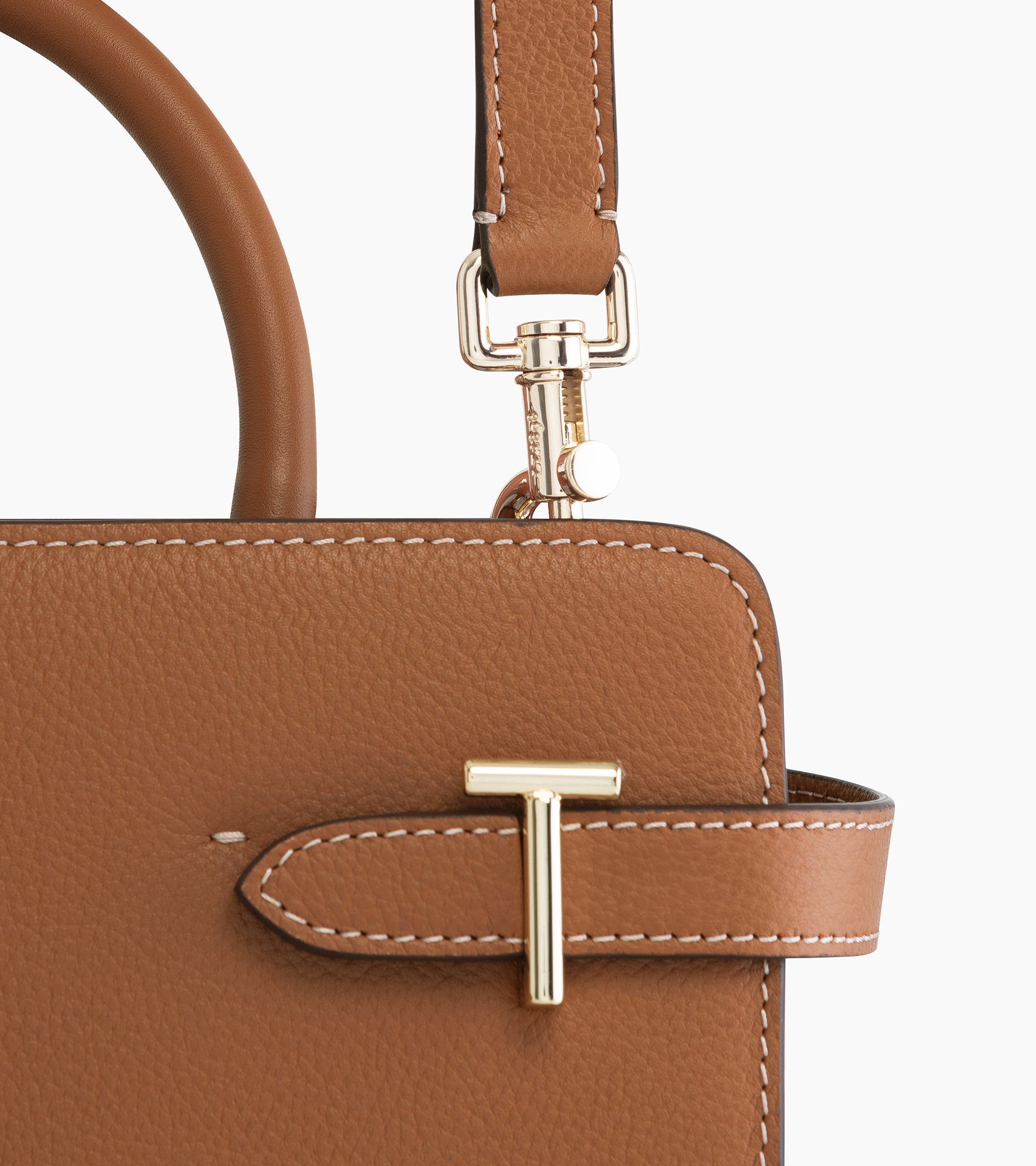 Bolso mediano Emilie de piel texturizada