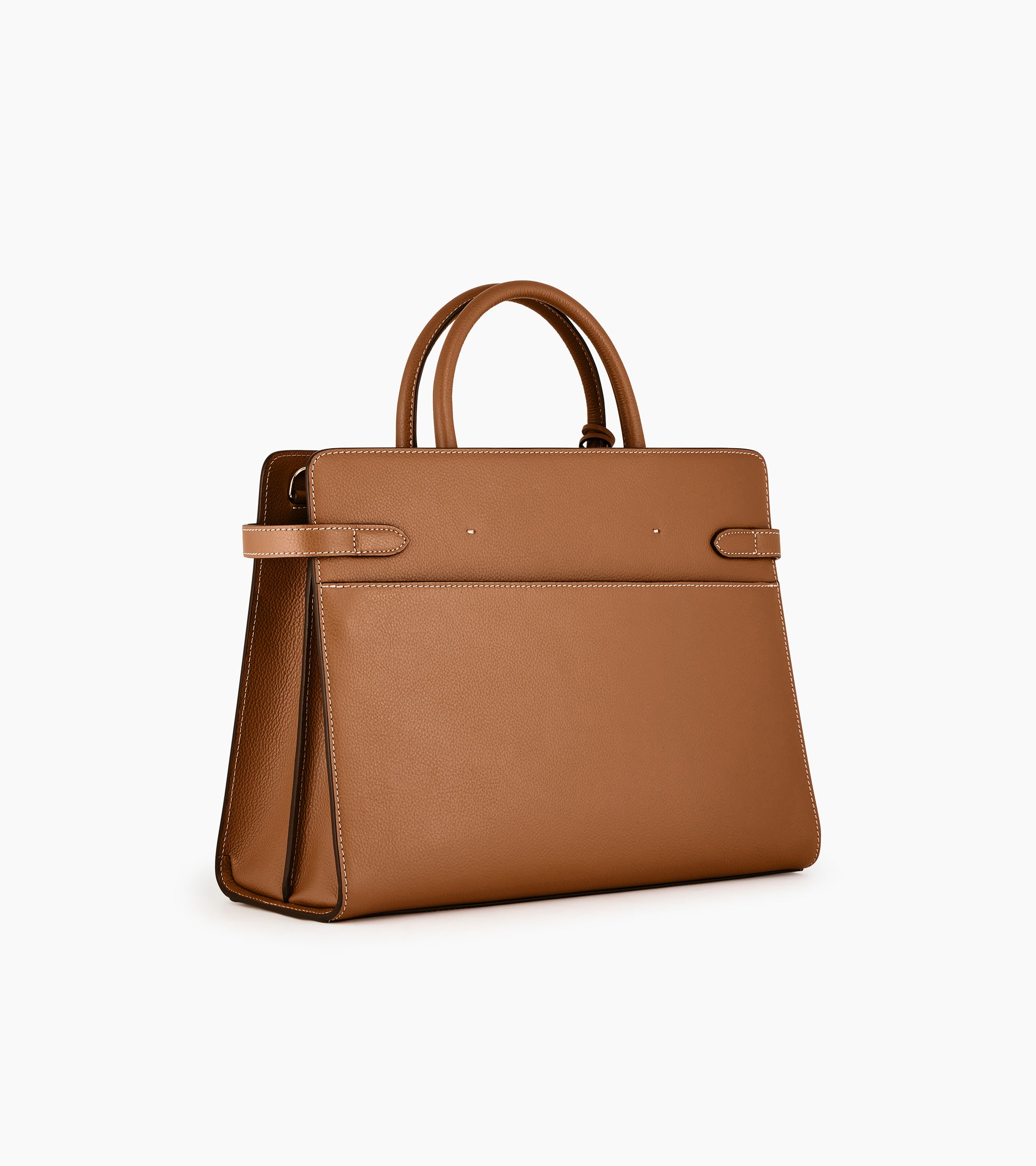 Bolso de mano grande Emilie de piel texturizada