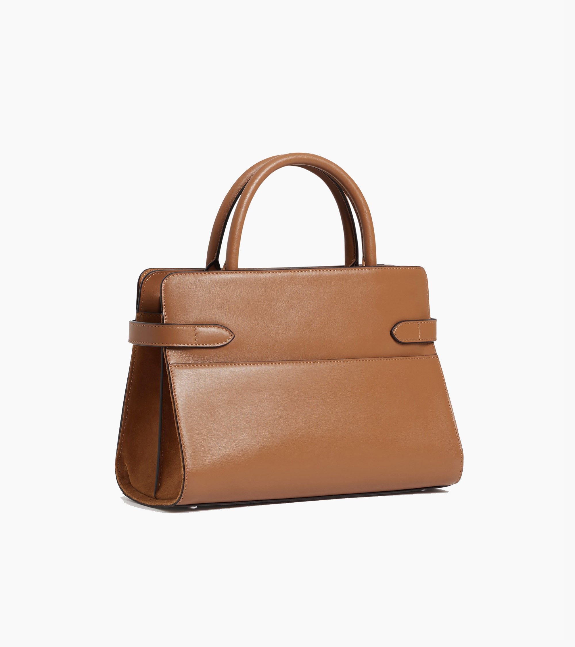 Bolso mediano modelo Emie de piel granulada y nobuk
