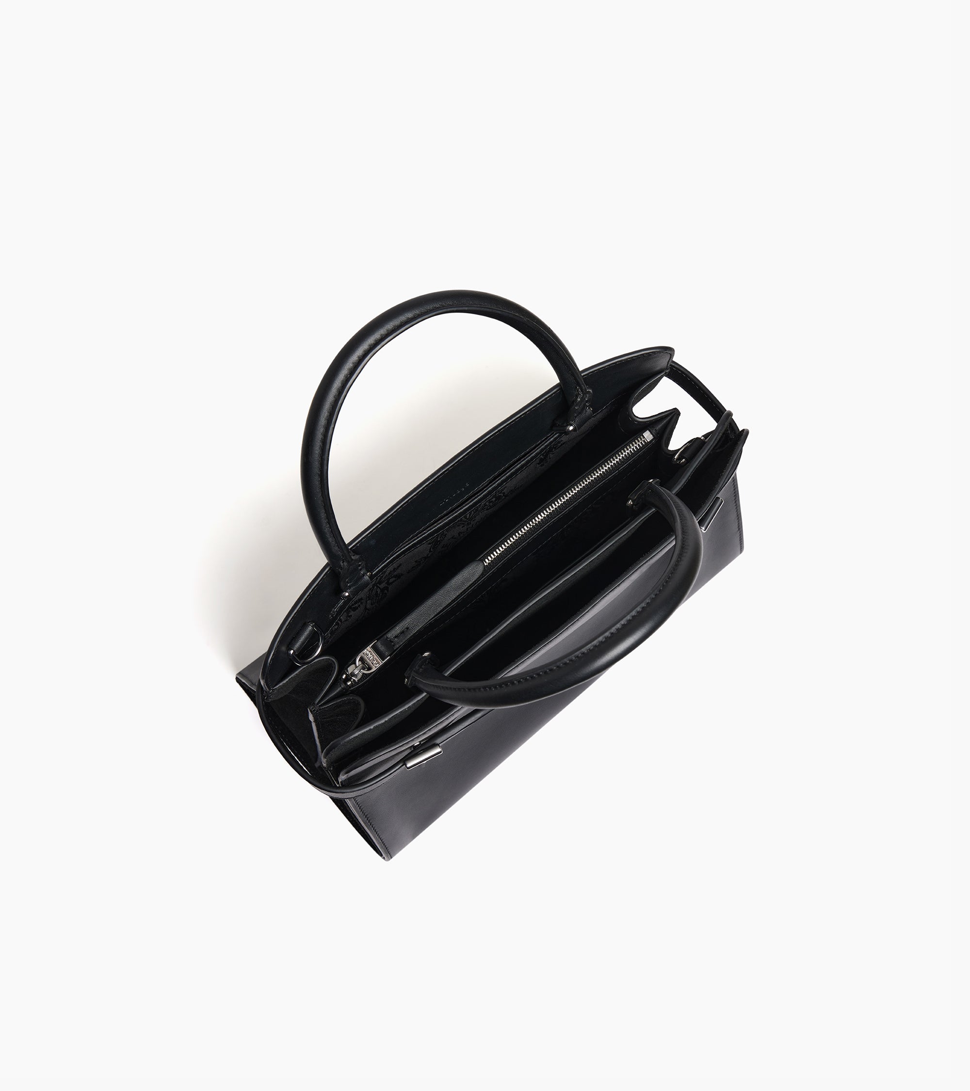 Bolso mediano modelo Emie de piel granulada y nobuk