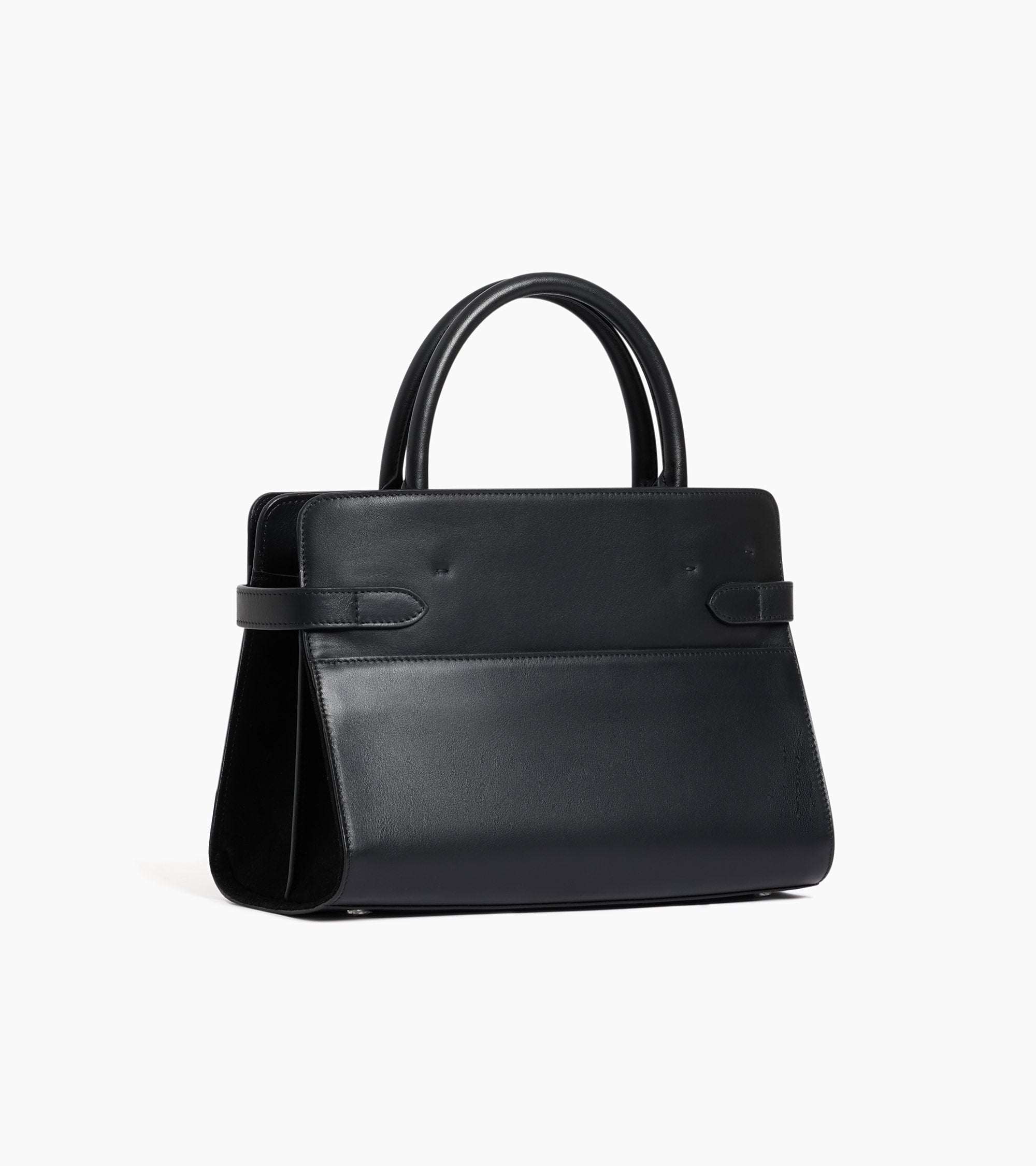 Bolso mediano modelo Emie de piel granulada y nobuk