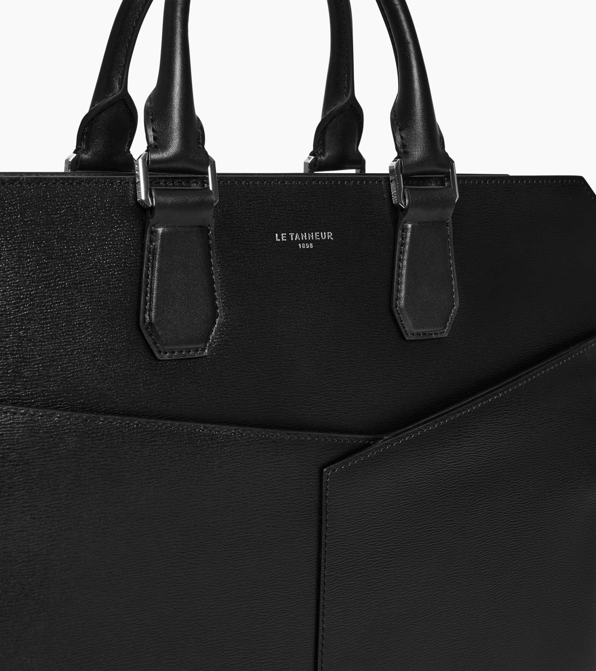 Anatole Slim 15" document case in bonded and smooth leather