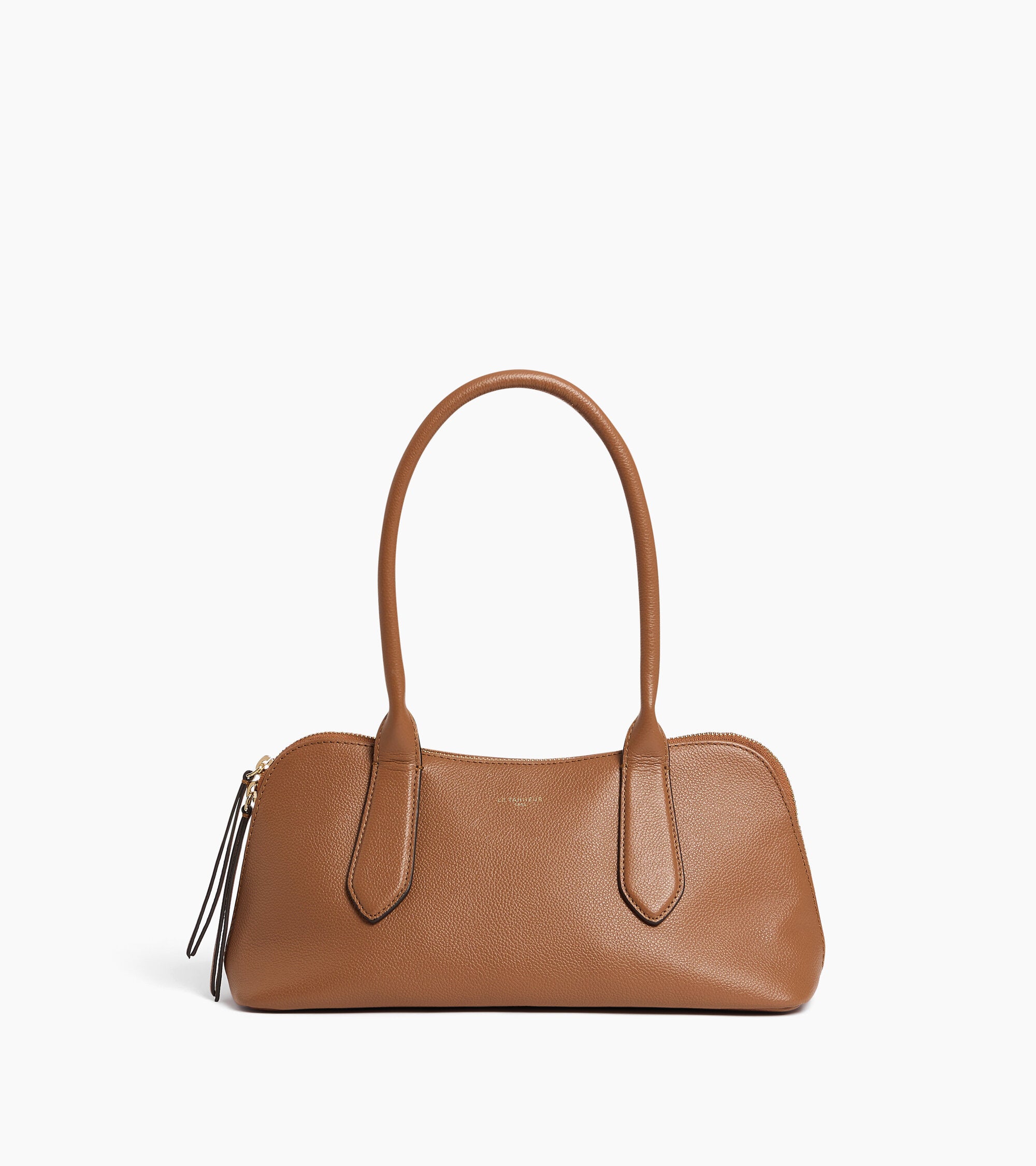 Apolline bowling bag in grained leather