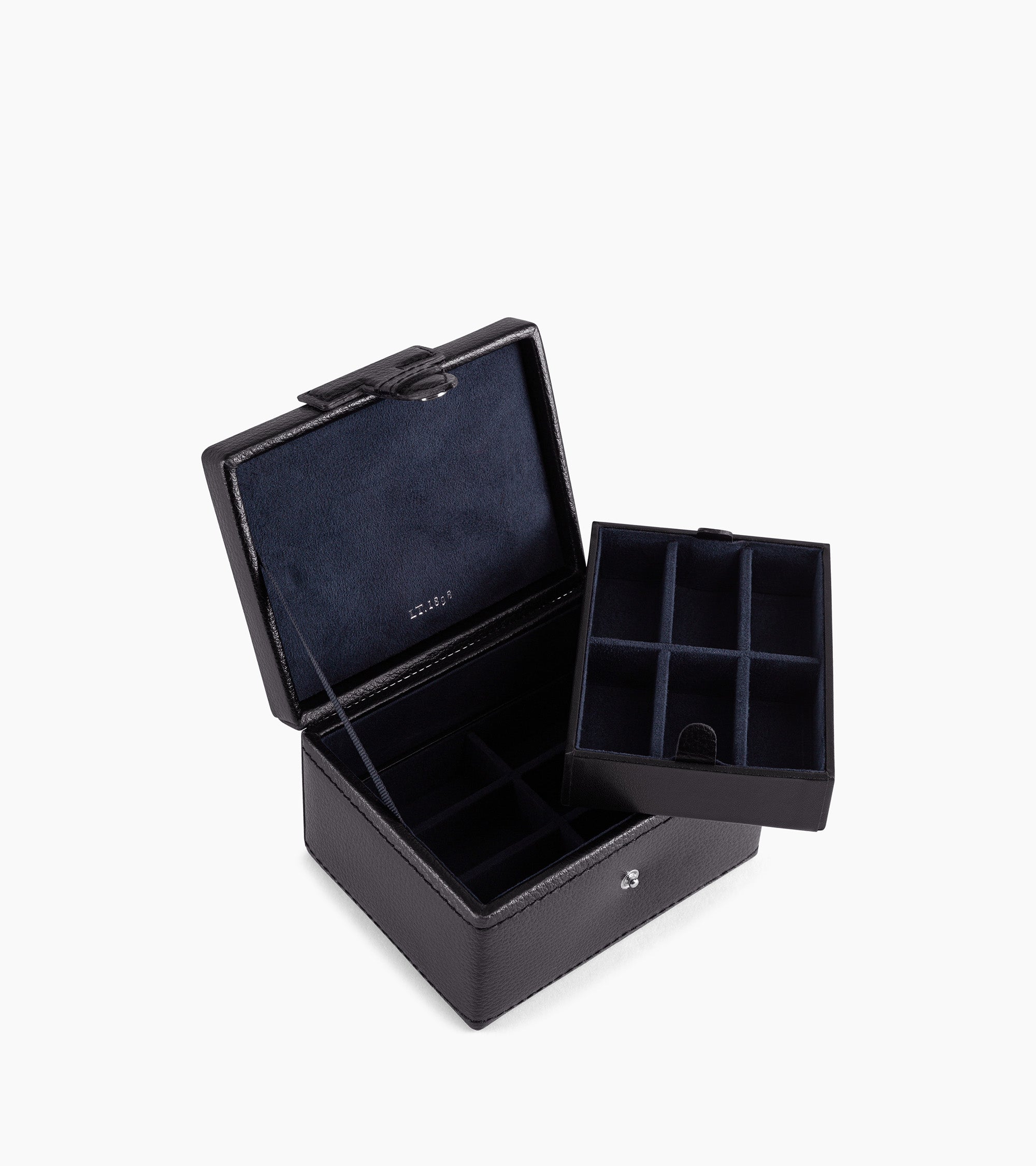 Coffret boutons de manchettes en cuir