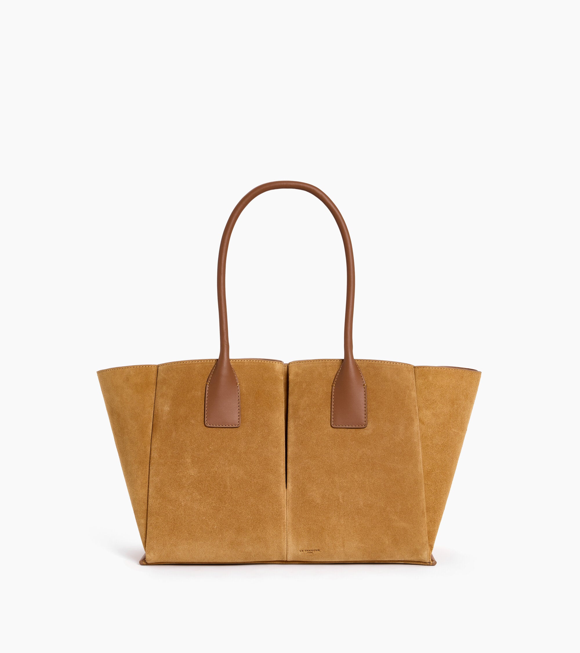 Grand sac cabas Elena en refente de velours