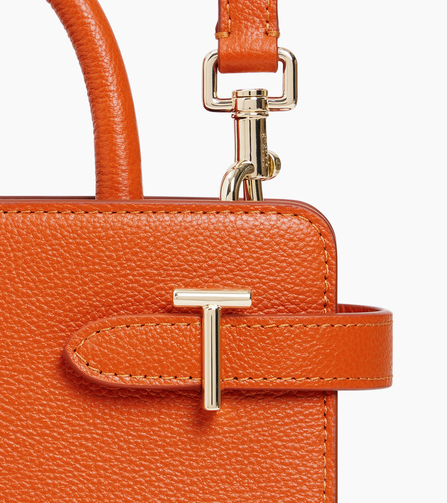 Bolso pequeño Emilie de piel texturizada