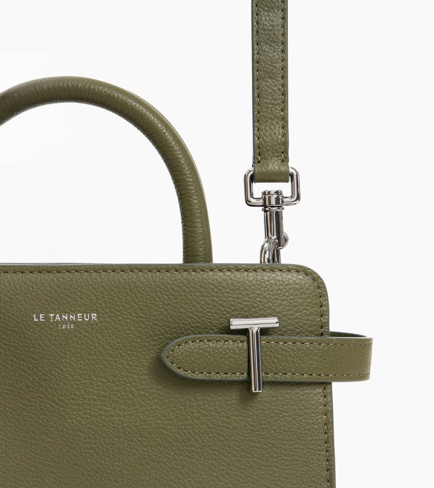 Petit sac à main Emilie en cuir grainé