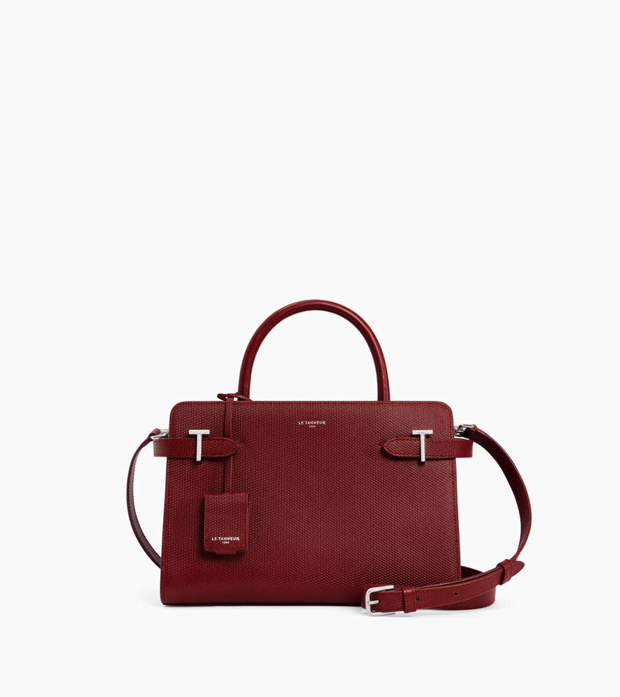Sac à main moyen modèle Emilie en cuir signature T