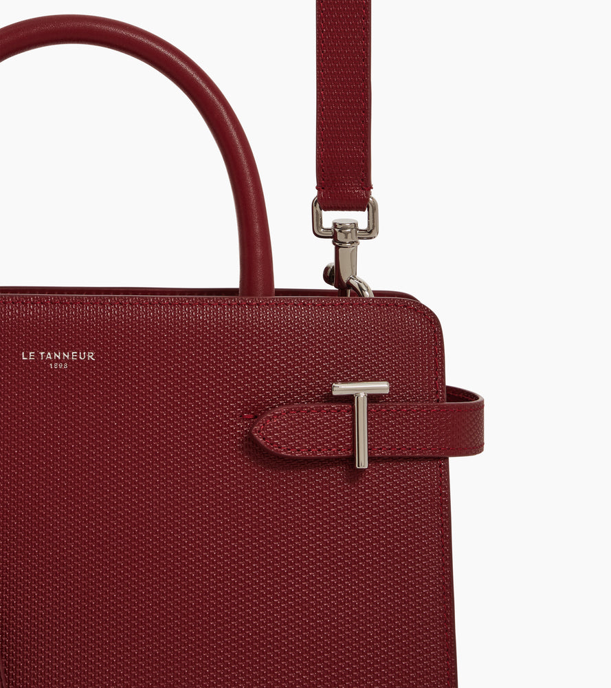 Sac à main moyen modèle Emilie en cuir signature T