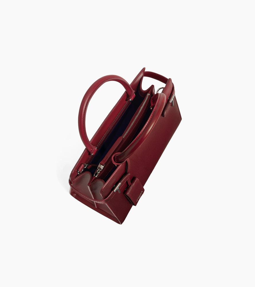 Sac à main moyen modèle Emilie en cuir signature T