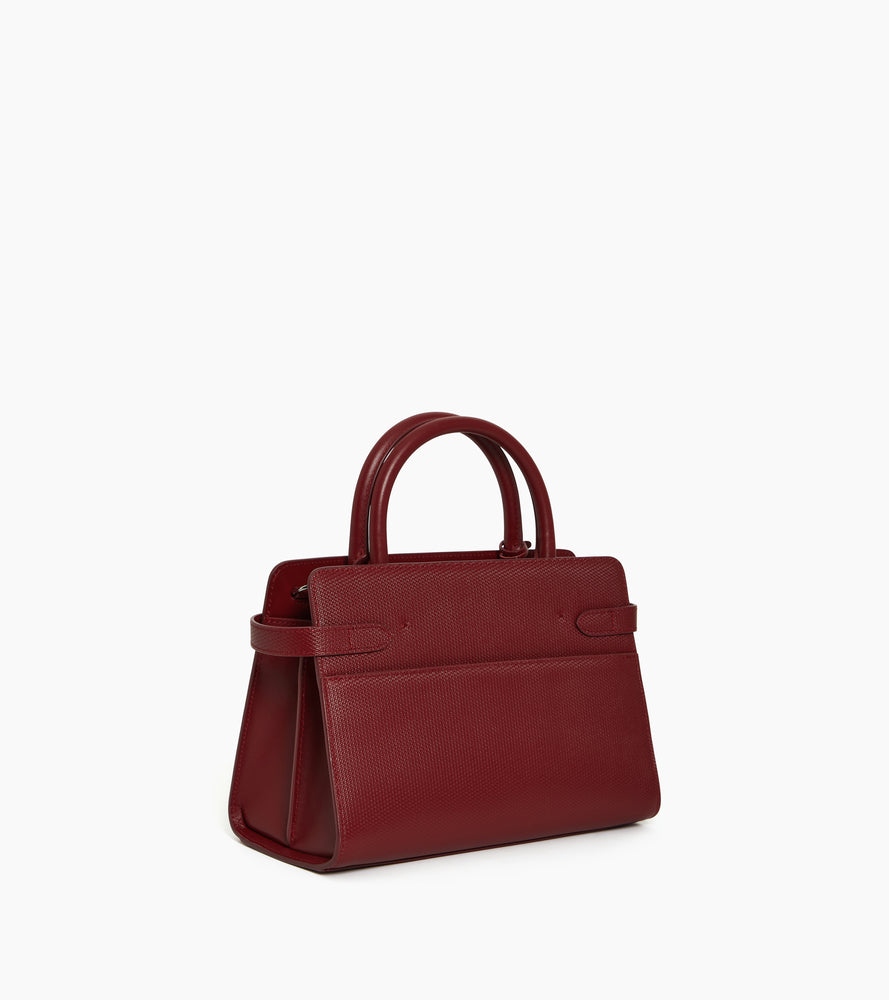 Sac à main moyen modèle Emilie en cuir signature T
