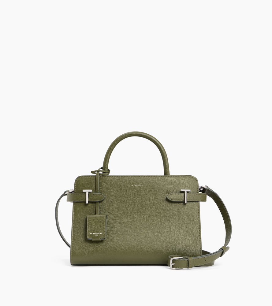 Sac à main moyen modèle Emilie en cuir grainé