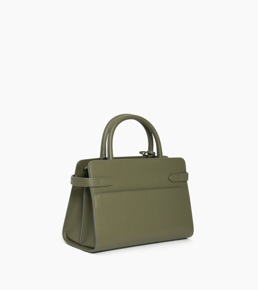 Sac à main moyen modèle Emilie en cuir grainé