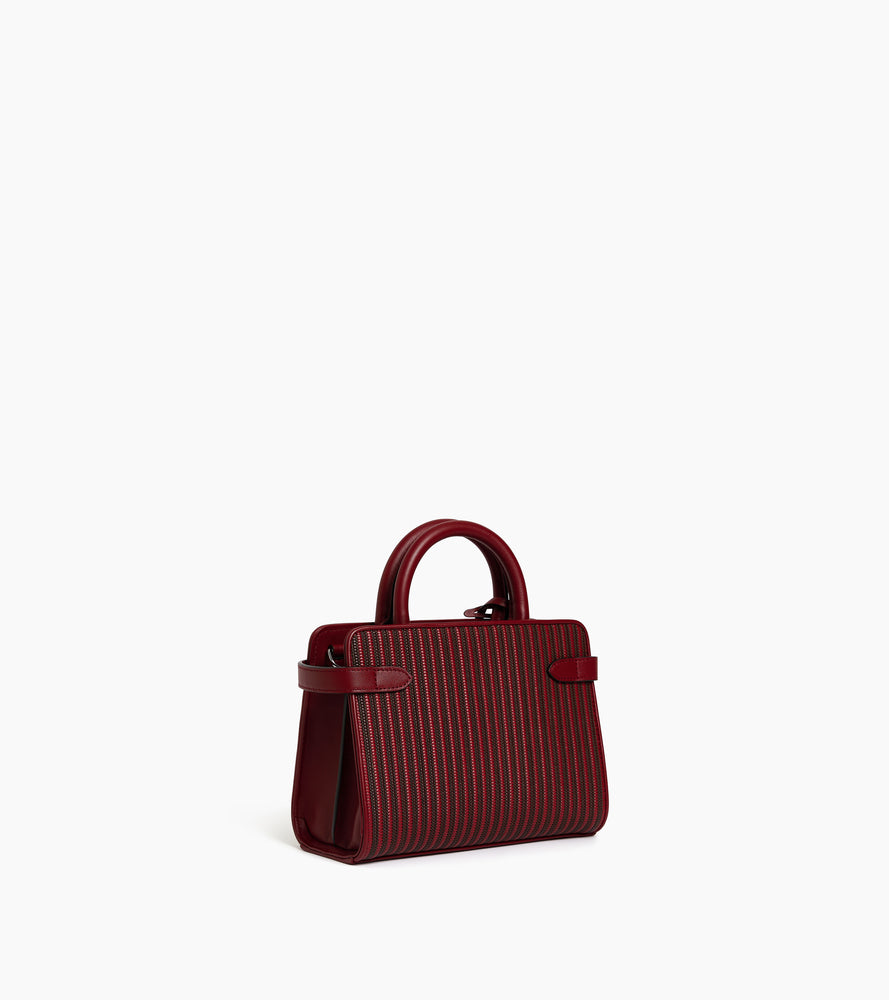 Petit sac à main Emilie en cuir tressé