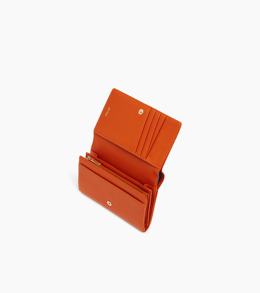 Portefeuille Emilie en cuir grainé