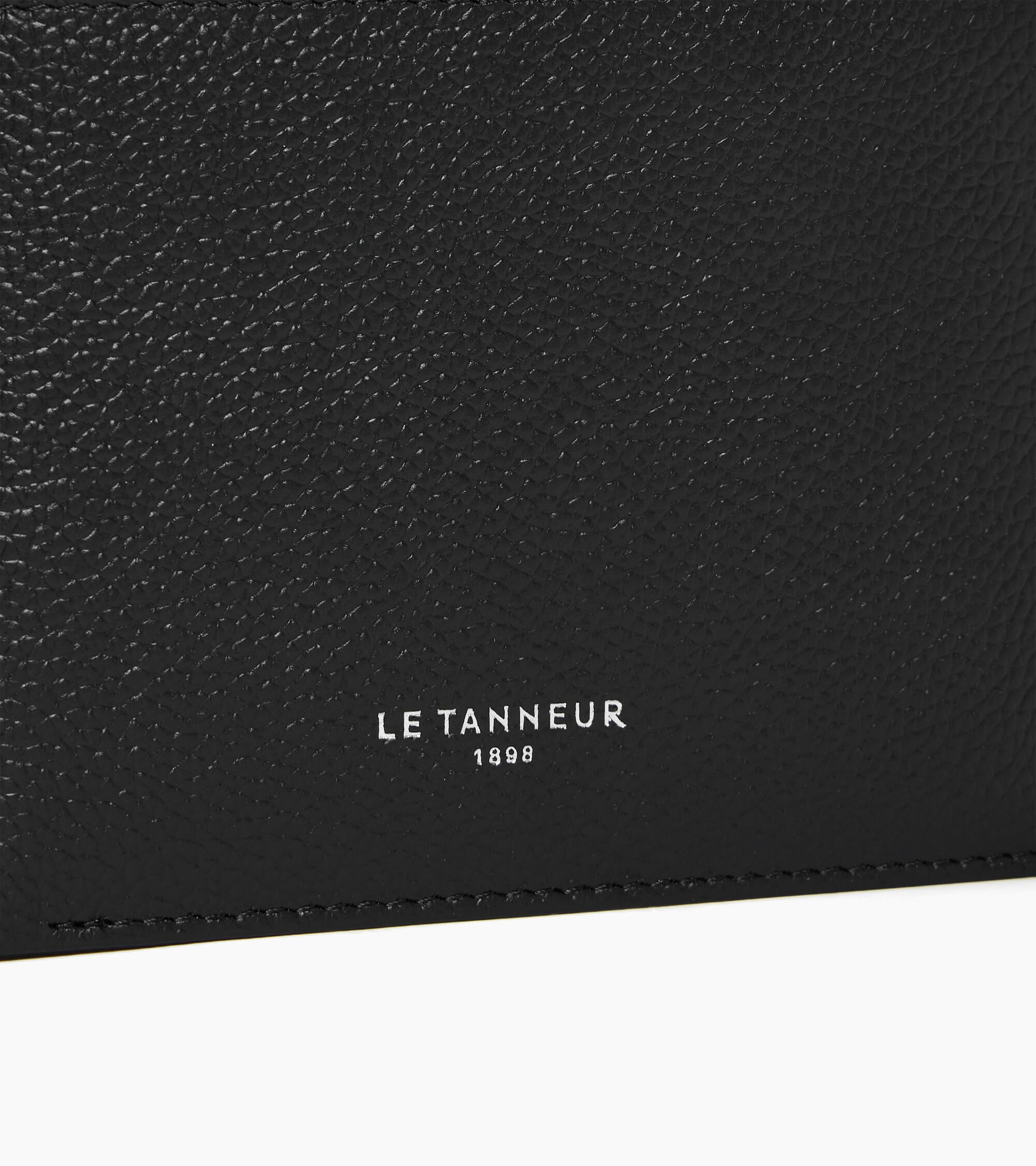 Bifold-Brieftasche mit Klappe Lucien aus genarbtem Leder