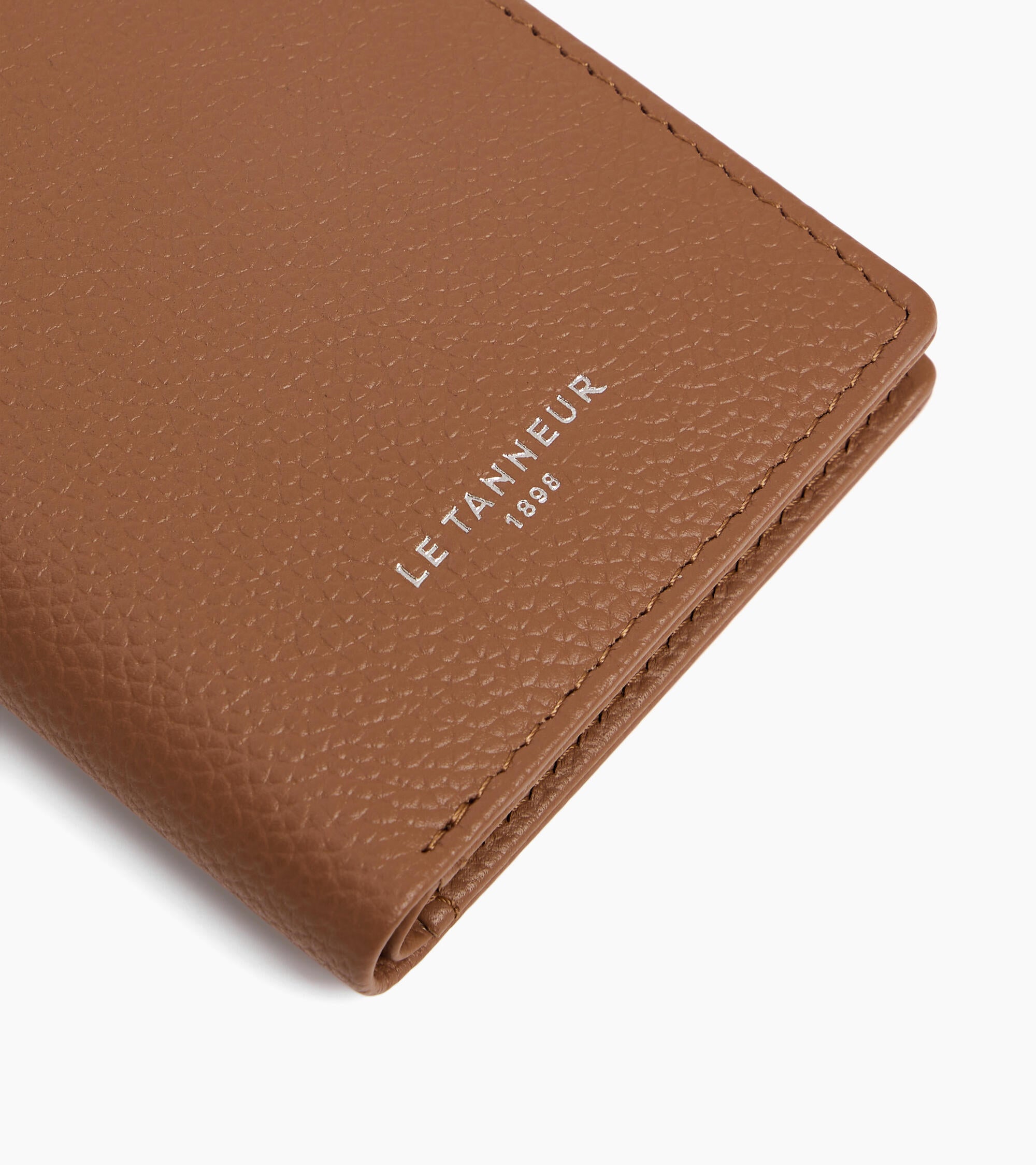Petit porte cartes Lucien en cuir grainé