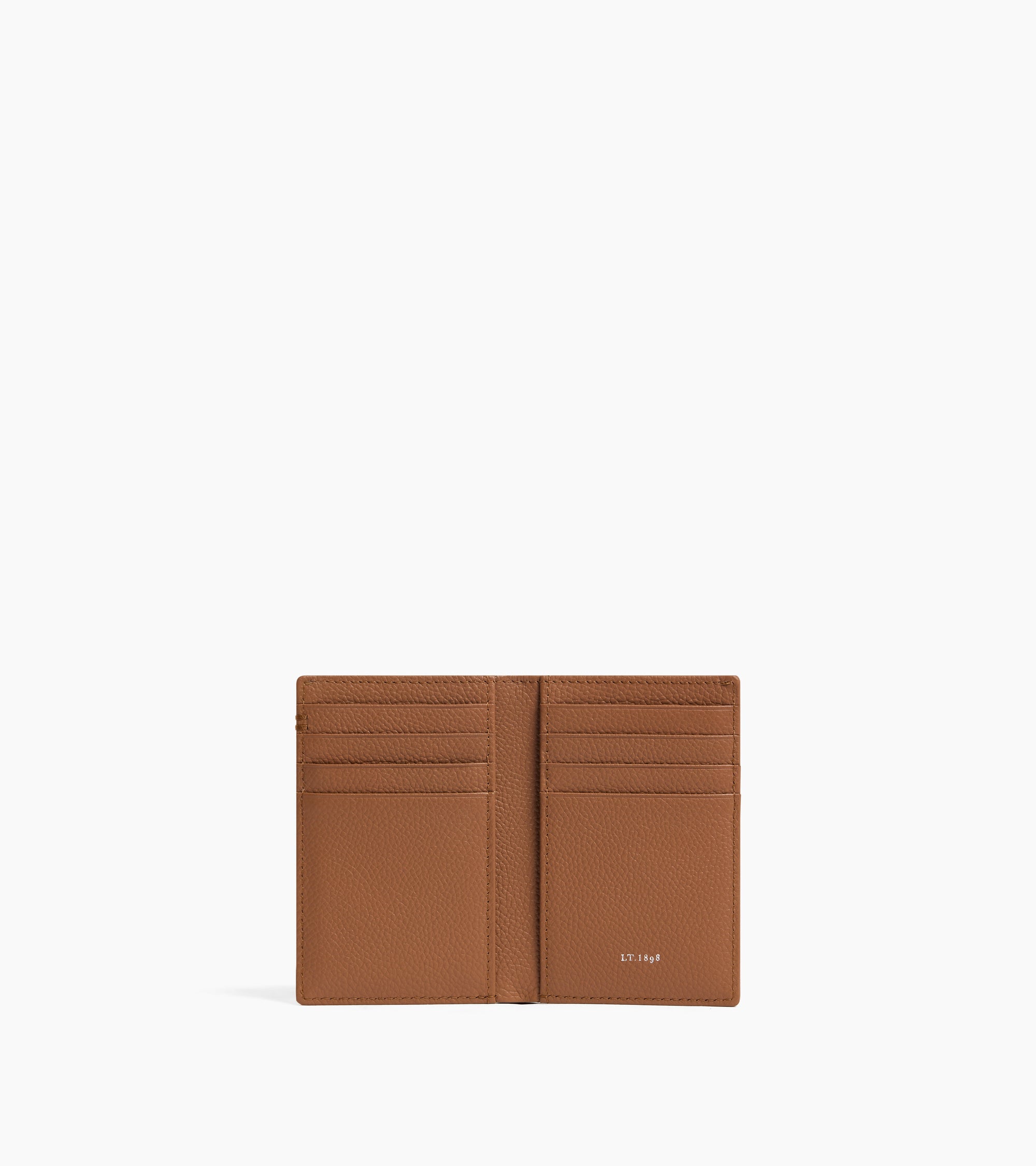 Petit porte cartes Lucien en cuir grainé