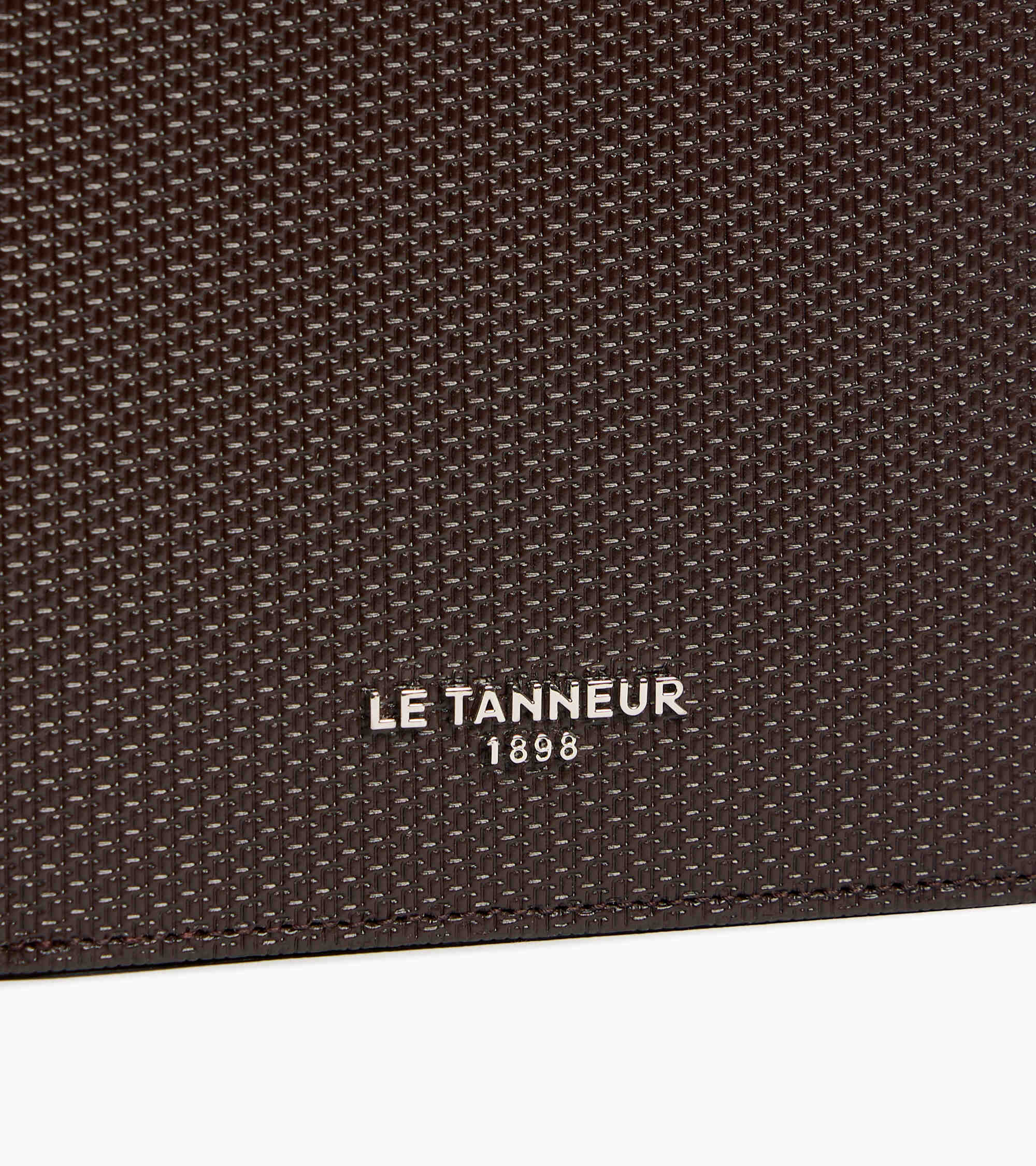 Lucien horizontal card holder signature T leather