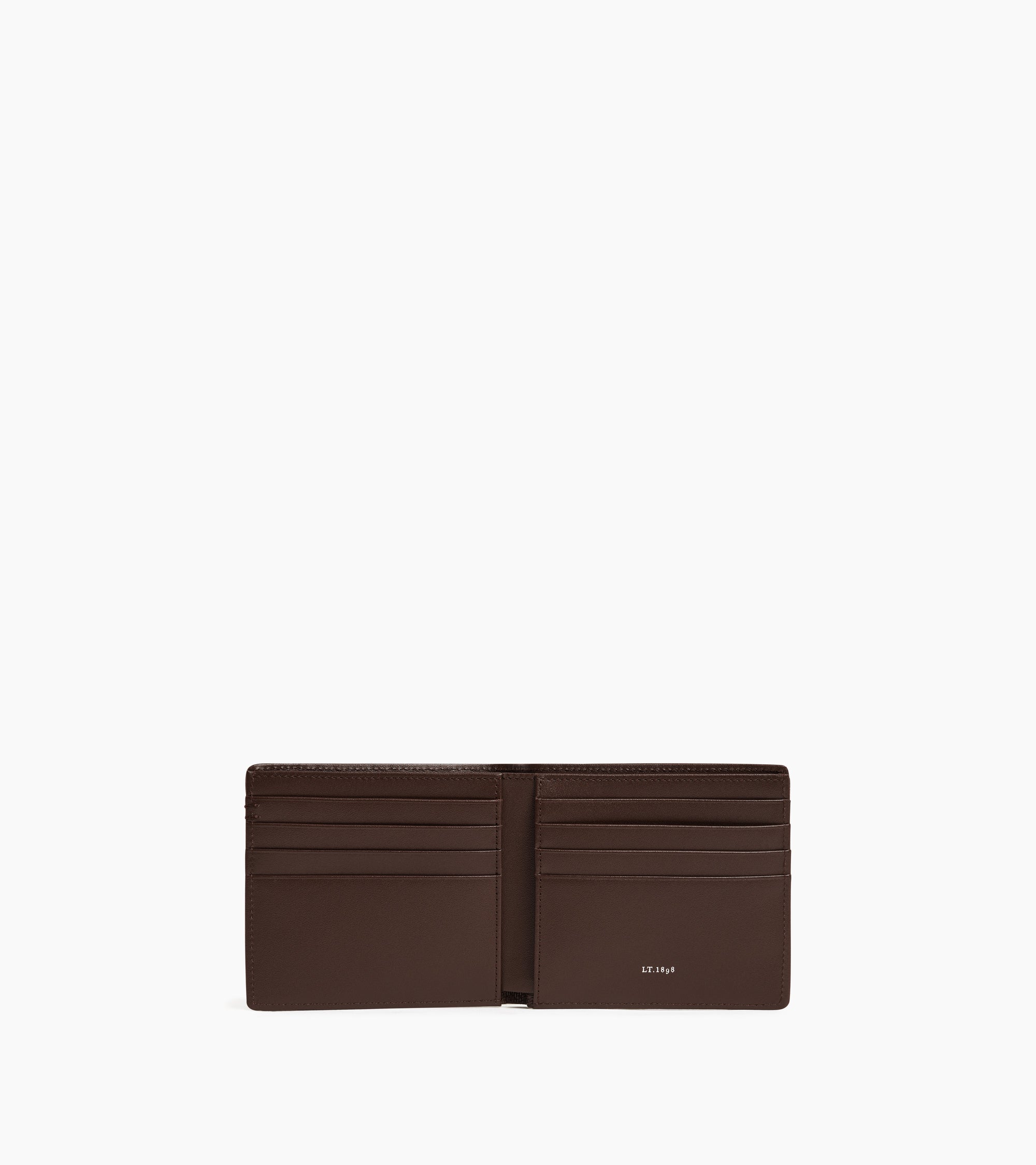 Lucien horizontal card holder signature T leather