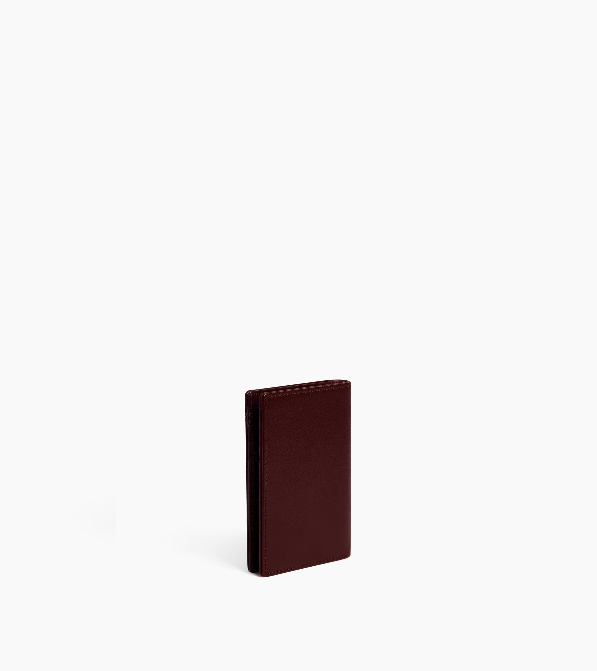Lucien small card holder in oiled leather