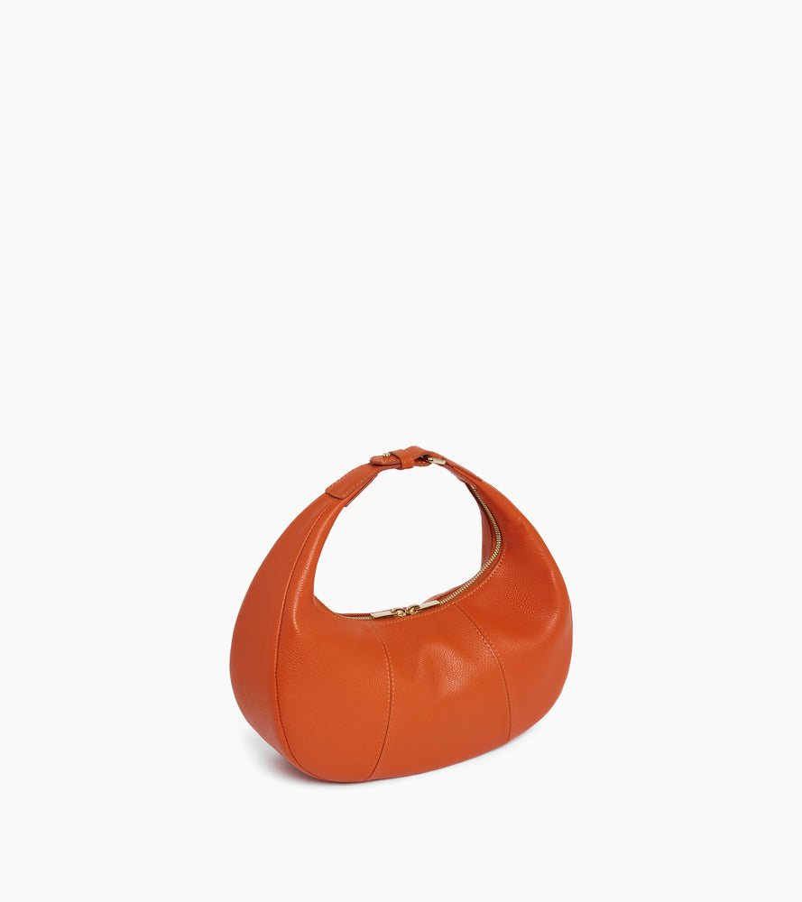 Petit sac hobo Juliette en cuir grainé