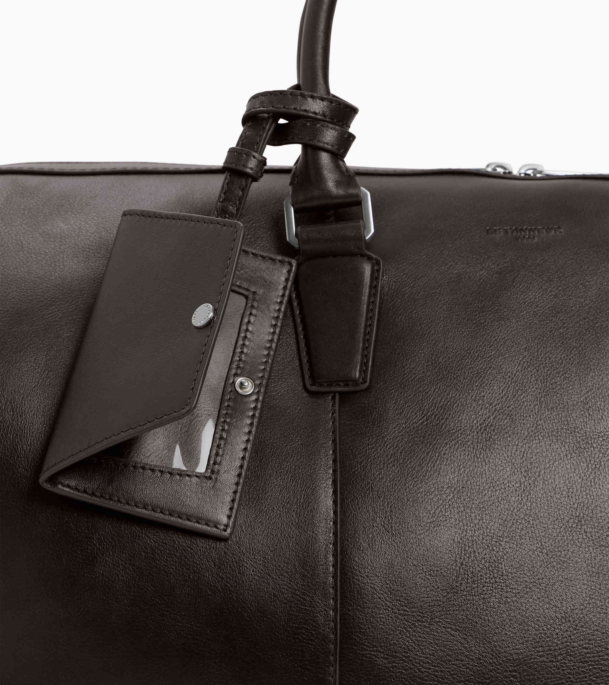 Bolsa de viaje 48 h Marceau de piel engrasada