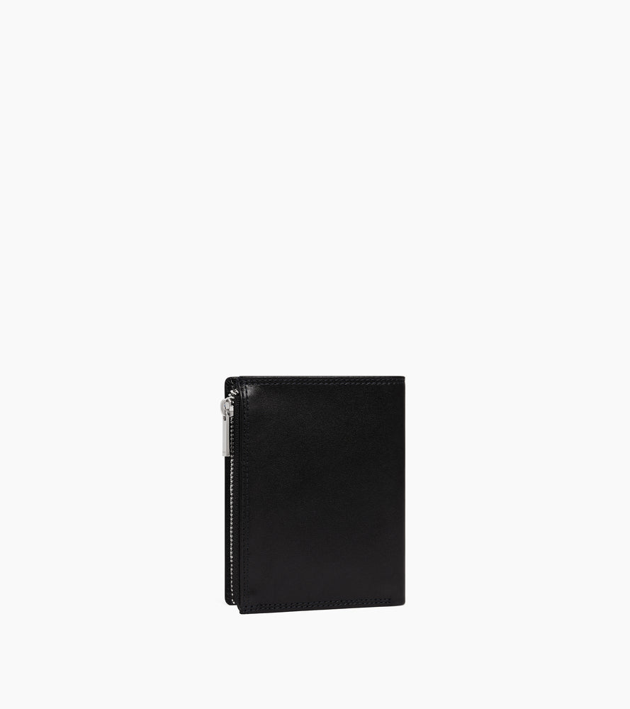 Martin medium vertical zipped wallet in smooth leather