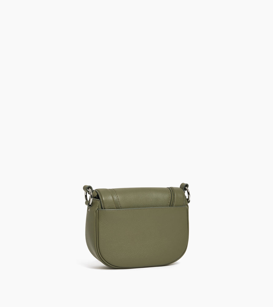 Sac bandoulière moyen modèle Ella en cuir grainé