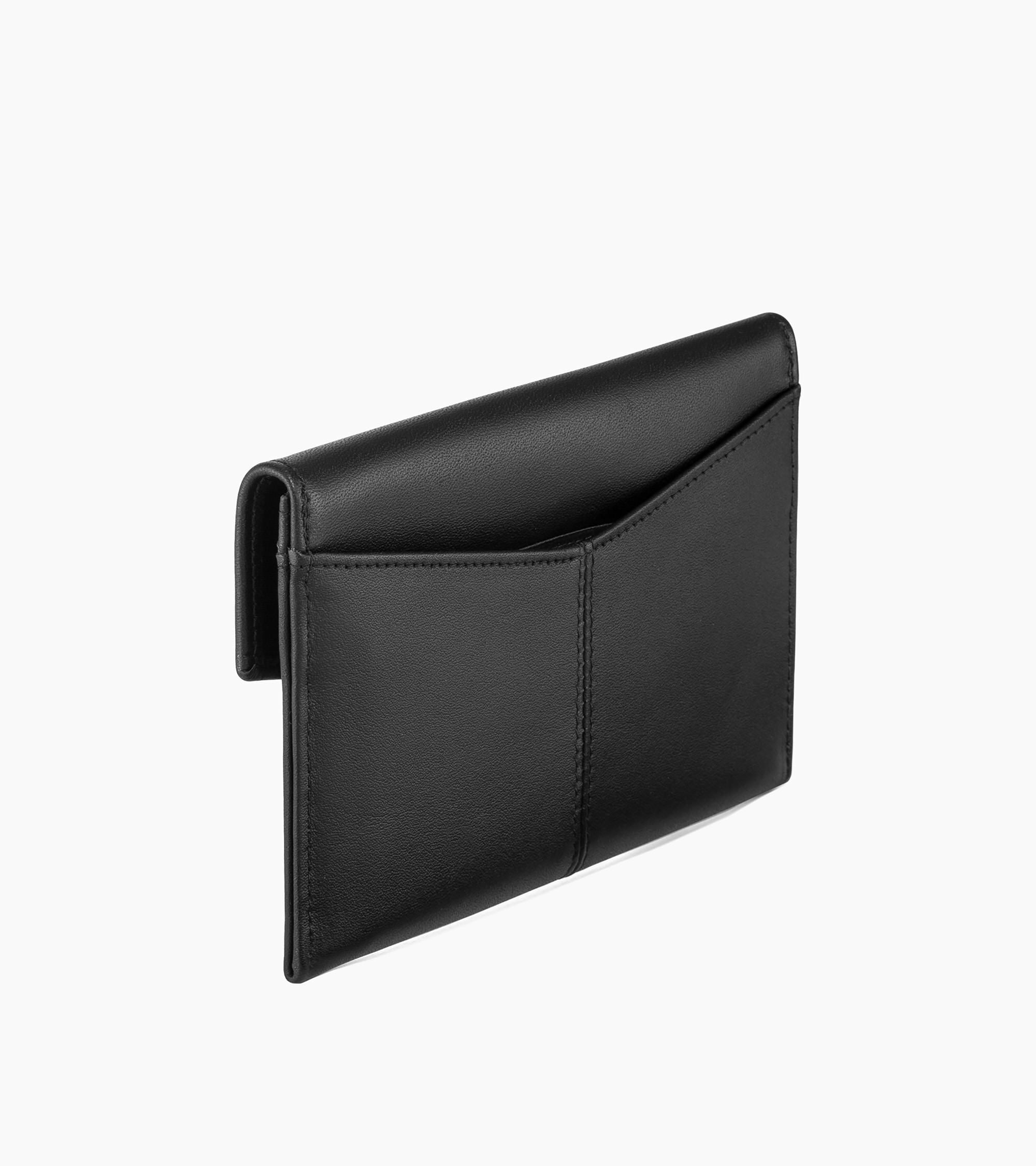 Pochette enveloppe moyen modèle Charlotte en cuir lisse