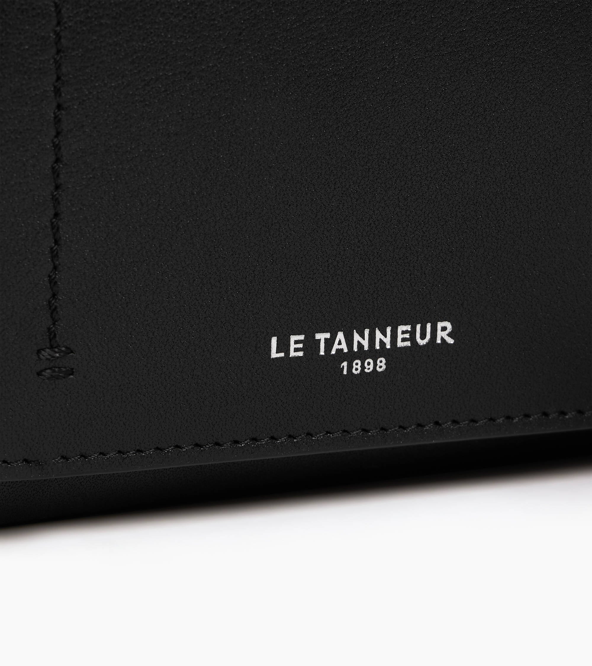 Kleine Brieftasche mit Klappe Louison aus Glattleder